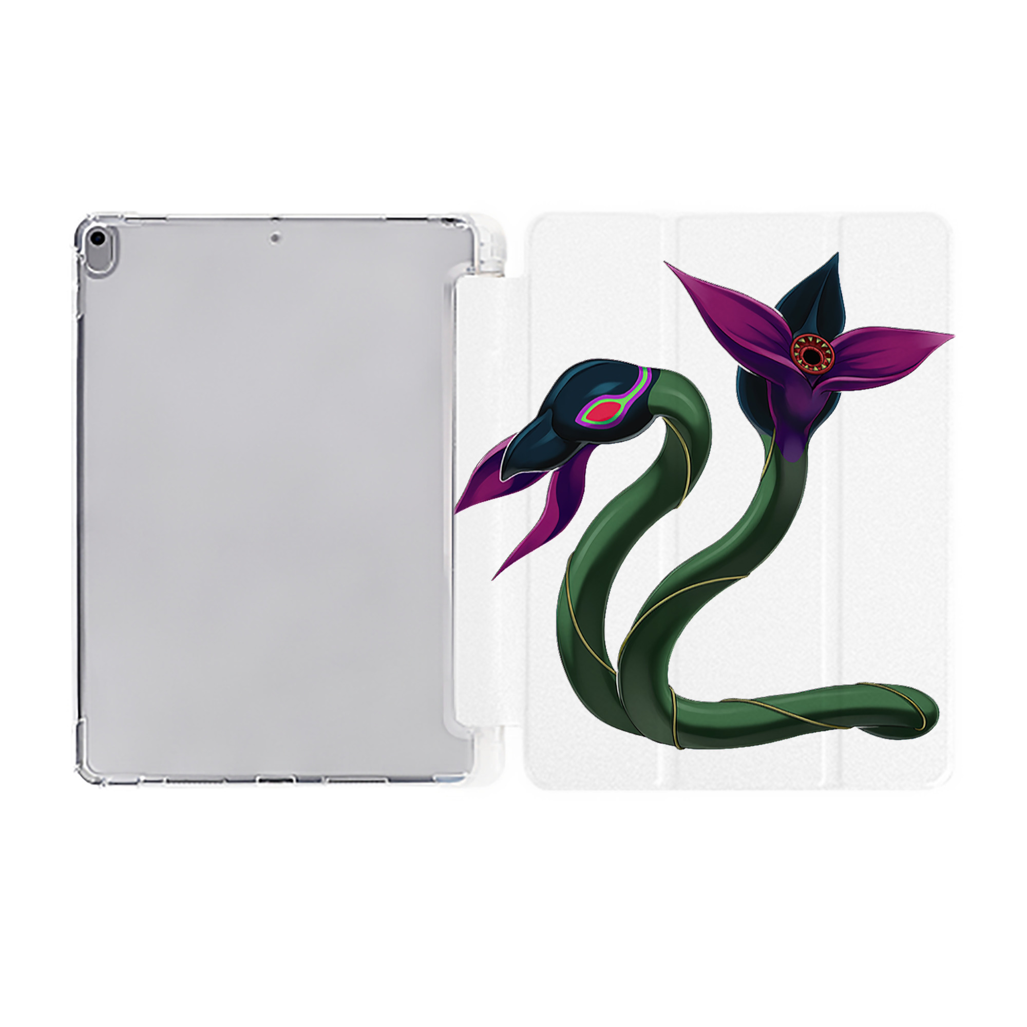 （画像用） 遊☆戯☆王 Yu-Gi-Oh! IPad ケース ペン収納付き 三つ折りスタンド PUレザー×シリコン 対応機種9.5/10.5/10.9インチ